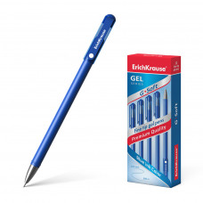 Ручка гелевая ErichKrause® G-Soft, цвет чернил синий (в коробке по 12 шт.)