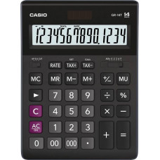 Калькулятор CASIO GR-14T-W-EP 14 разр. расчет налогов бухгалтерский. Casio GR-14T-W-EP