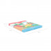 Цветной картон мелованный в папке с подвесом ArtBerry®, В5, 10 листов,10 цветов, игрушка-набор для детского творчества