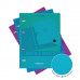 Тетрадь общая с пластиковой обложкой на кольцах ErichKrause® Glance Vivid, ассорти, А5, 80 листов, клетка, на кнопке
