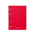 Тетрадь общая с пластиковой обложкой на кольцах ErichKrause® Classic, красный, А4, 80 листов, клетка
