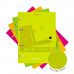 Тетрадь общая с пластиковой обложкой на кольцах ErichKrause® Neon, ассорти, А5, 80 листов, клетка, на кнопке