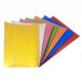Бумага цветная Каляка-Маляка голографическая ламинированная (металлик) 7 листов, 7 цветов, A4 (194*285) в папке. Каляка-Маляка ФГКМ07