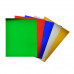 Картон цветной Каляка-Маляка ламинированный (металлик) 5 листов, 5 цветов, A4 (194*285) в папке. Каляка-Маляка КФКМ05