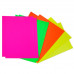 Бумага цветная Каляка-Маляка самоклеящаяся флуоресцентная 8 листов, 4 цвета, A4 (194*285) в папке. Каляка-Маляка БФСКМ08