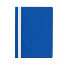 Папка-скоросшиватель LITE А4, синяя, пластик 110 мкм, карман для маркировки. LITE TC4011B