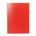 Папка с файлами LITE А4 40 файлов красная пластик 500 мкм. LITE NP0155-40BR