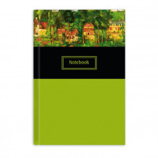 Записная книжка Notebook, формат А5+, количество листов 128, твёрдый переплёт, ламинация 