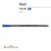 Ручкa BrunoVisconti капиллярная, 0,4 мм, синяя Basic «FINELINER» Арт. 36-0008