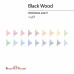 Карандаши BrunoVisconti® цветные,12  цветов, 4 вида BlackWoodColor Арт. 30-0097 упаковка в ассортименте
