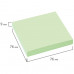 Блок самоклеящийся (стикеры) BRAUBERG, ПАСТЕЛЬНЫЙ, 76х76 мм, 100 листов, зеленый,