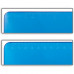 Доска-планшет МАЛЫЙ ФОРМАТ (100×228 мм), BRAUBERG «Espresso», с прижимом для счетов, заказов, пластик, 2 мм, синяя, 