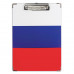 Доска-планшет BRAUBERG «Flag» с прижимом А4 (226×315 мм), российский флаг, картон/ламинированная бумага, 