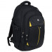 Рюкзак BRAUBERG TITANIUM для старшеклассников/студентов/молодежи, желтые вставки, 45х28х18 см,