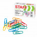 Скрепки STAFF «Manager», 28 мм, цветные, 70 шт., в картонной коробке, Россия, 