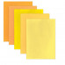Цветной фетр для творчества, А4, ОСТРОВ СОКРОВИЩ, 5 листов, 5 цветов, толщина 2 мм, оттенки желтого,