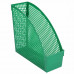 Лоток вертикальный для бумаг STAFF «Profit», 270×100×250 мм, сетчатый, полипропилен, зеленый, 