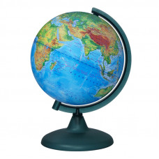Глобус физический Глобусный мир, 21см, на круглой подставке Глобусный мир 10005