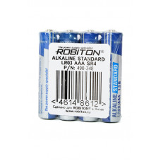 Элемент питания ROBITON STANDARD LR03 SR4, в упак 40 шт цена за 1шт.