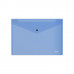 Папка-конверт на кнопке пластиковая ErichKrause® Glossy Vivid, полупрозрачная, C6, ассорти (в пакете по 12 шт.)