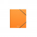 Папка на резинках пластиковая ErichKrause® Neon, A5+, оранжевый (в пакете по 1 шт.)