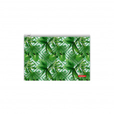 Zip-пакет пластиковый ErichKrause® Tropical Leaves, B5 (в пакете по 12 шт.)