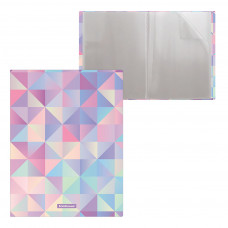 Папка файловая пластиковая ErichKrause® Magic Rhombs, c 10 карманами, A4 (в пакете по 4 шт.)