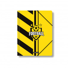 Папка на резинках пластиковая ErichKrause® Football time, A4 (в пакете по 4 шт.)