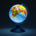 Глобус физико-политический Globen, 21см, с подсветкой от батареек на круглой подставке Globen Ве012100250
