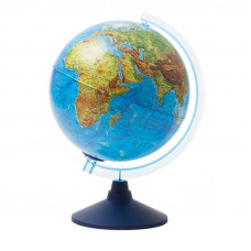 Глобус физико-политический Globen, 25см, с подсветкой от батареек на круглой подставке Globen Ве012500257