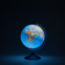 Глобус,  ГЛОБЕН Евро, политический, 25 см, голубой, подсветка. Globen Ве012500255