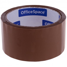 Клейкая лента упаковочная OfficeSpace, 48мм*40м, 38мкм, темная, ШК OfficeSpace КЛ_4216