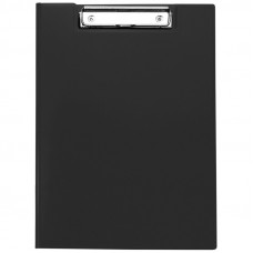 Папка-планшет с зажимом OfficeSpace А4, пластик, черный OfficeSpace 245659