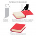 Набор закладок для книг формата А4 (ляссе с клеевым краем), ArtSpace (3 широкие ленты) ArtSpace 252377