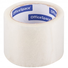 Клейкая лента упаковочная OfficeSpace, 72мм*66м, 40мкм, прозрачная, ШК OfficeSpace КЛ_18608