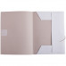 Папка для бумаг с завязками OfficeSpace, картон немелованный, 280г/м2, белый, до 200л. OfficeSpace 257309