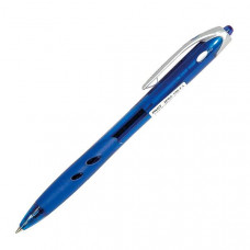 Ручка шариковая автоматическая REXGRIP 0,7 мм синяя резиновый грип. Pilot BPRG-10R-F-L