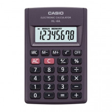 Калькулятор карманный CASIO HL-4A 8-разрядный. Casio HL-4A