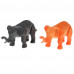 Игрушка заводная слон, цвет в ассорт. 66391 в дисплее уп-12шт