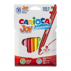 Фломастеры CARIOCA JOY 10 цветов. Carioca 40528