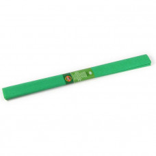 Бумага цветная крепированная KOH-I-NOOR зеленая 50х200 см, 32 г/м2 в рулоне. Koh-I-Noor 9755018001PM