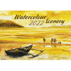 Watercolour Scenery (Акварельные пейзажи). Календарь настенный на 2022 год