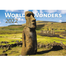 World Wonders (Чудеса света). Календарь настенный на 2022 год