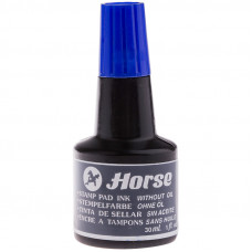 Штемпельная краска Horse, 30мл, синяя Horse 30 CC./BLUE