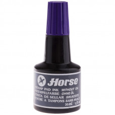 Штемпельная краска Horse, 30мл, фиолетовая Horse 30 CC./VIOLET