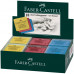 Ластик-клячка Faber-Castell, формопласт, 40*35*10мм, ассорти, пластик. контейнер Faber-Castell 127321