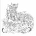 Мацуда Кэн Скетчбук-раскраска. Сказочная реальность Кэна Мацуды (зеленая с лисой)