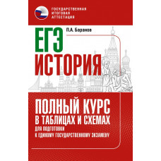 Баранов Петр Анатольевич ЕГЭ. История. Полный курс в таблицах и схемах для подготовки к ЕГЭ