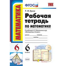 Ерина Т.М. Рабочая тетрадь по математике. 6 класс. К учебнику Виленкина Н.Я. 