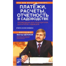 Виктор Щелоков: Платежи, расчеты, отчетность в садоводстве. Рекомендации для председателей, бухгалтеров, садоводов